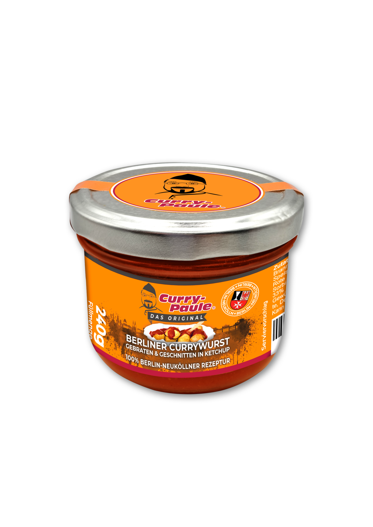 Curry-Paule Original Berliner Currywurst im Glas